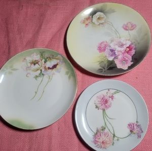 Handpainted Antique German & Bavarian Plate Bundle
